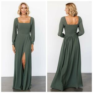 Baltic Born Giselle Dark Sage Maxi Dress